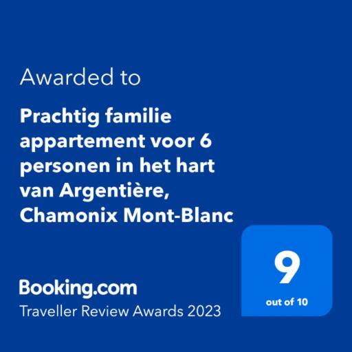 Prachtig Familie Appartement Voor 6 Personen In Het Hart Van Argentiere, Chamonix Mont-Blanc Εξωτερικό φωτογραφία